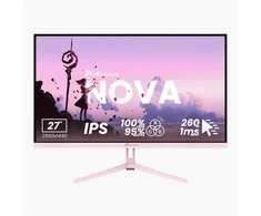 Monitorius Arozzi Nova | 27 " | IPS | QHD | 16:9 | 260 Hz | 1 ms | 2560 x 1440 pikselių | 350 cd/m² | HDMI jungtys quantity 2 | Rožinė