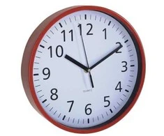 Asi Collection Wall clock Ø25,5cm red