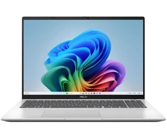 Nešiojamas kompiuteris Asus Vivobook 16 F1607AA-KM049W | Cool Sidabrinis | 16 " | IPS | WUXGA | 1920 x 1200 pikselių | 60 Hz | Anti-glare | Intel Core Ultra 5 | 325 | 16 GB | DDR5 | Solid-state drive capacity 512 GB | Intel Graphics | Windows 11 Home | 802.11ax | Bluetooth versija 5.3 | Klaviatūros kalba: Russian | Klaviatūros apšvietimas | Garantija 24 mėn. | Baterija warranty 12 mėn.