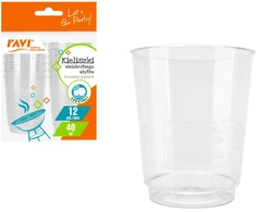 Daugkartinės taurės, 40 ml, 12 vnt., 13 x 3.5 x 18, 70291, Simple Solution
