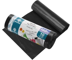 Gratka „Staples“ šiukšlių maišai, 160 l, LDPE, 10 maišų, 7 x 24 x 7 (modelis: 10709)