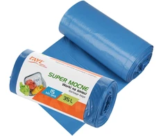 Šiukšlių maišai 35 l, 52 x 57 cm, LDPE, 15 vnt., 6 x 14 x 6, 10705, Simple Solution