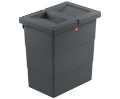 Hailo Wall-mounted waste bin FlexBox S / 7L / dark pilkas