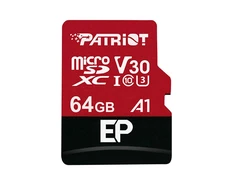 Atminties kortelė Patriot EP Series 64GB Micro SDXC V30 iki 100MB/s