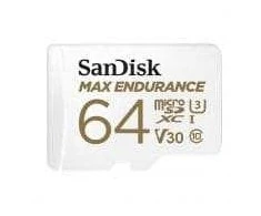 Atminties kortelė SanDisk Max Endurance microSDXC 64GB Class 10 U3 + Adapter
