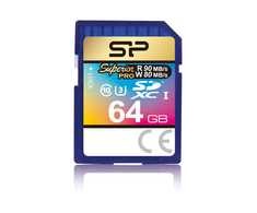 Silicon Power atminties kortelė SDXC 64GB Superior UHS-I U3