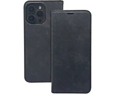 Dėklas iLike Otwierane etui Samsung Galaxy S25 Smart Suede Book Case Juodas [kod produktu: ]