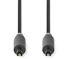 Nedis Optický audio kabelis TosLink (M) - TosLink (M) 5.00 m antracit