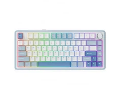 Klaviatūra Aula F75 EN Baltas/Mėlyna/Violetinė switch