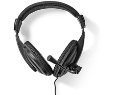 Ausinės Nedis On-ear austinas ar mikrofonu melnas CHST210BK ()