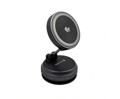 Auto turētājs Evelatus Qi2 25W Magnetic Wireless Car Charger - AutoSpring Coiled Cable USB C to USB C connector 1.2M Juodas 4752192108830 EVEUN25WMWCSCH (4752192108830)