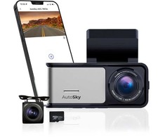 Wideorejestrator AutoSky 4K Dash Cam Pro Front 4K + Rear 1080P GPS ADC888