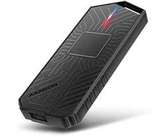 „AXAGON USB-C 10Gbps“ – M.2 NVMe ir SATA SSD GAME M.2 dėžutė | EEM2-GAM