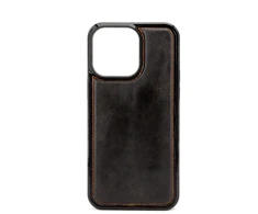 Dėklas Back cover Evelatus Apple iPhone 15 Pro Max Magnet zip Pocket Case Zipper Design Juodas