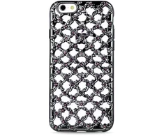 Dėklas Back Cover GreenGo Samsung S7 G930 Flower Diamond TPU Juodas