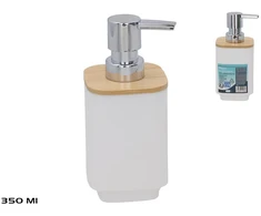 „Mediclinics Bambusa“ muilo dozatorius, 350 ml, 7,50 x 7,50 x 16,50, „BATH&amp;GO“