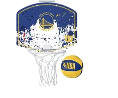 WILSON NBA TEAM MINI HOOP GOLDEN STATE WARRIORS mini krepšinio lenta su kamuoliuku