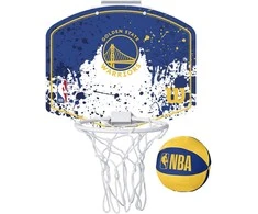 WILSON NBA TEAM MINI HOOP GOLDEN STATE WARRIORS mini krepšinio lenta su kamuoliuku
