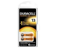 Duracell Hearing Aid 13 (A13) 6-pack