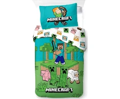 Patalynės komplektas Brandmac Bed Linen - Adult Size 140 x 200 cm - Minecraft Jungle Explore (1029465)
