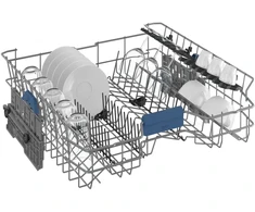 BEKO Indaplovė | DEN48530X | Freestanding | Plotis 60 cm | Number of place settings 15 | Number of programs 8 | Energy efficiency class D | Nerūdijantis plienas