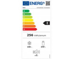 BEKO Šaldytuvas B1RCNA404G, height 203.5 cm, Energy class E, NeoFrost, AeroFlow, Pilkas