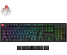 Klaviatūra Keychron K10X-J1 Full Size Raudona Switch RGB Hot-Swap