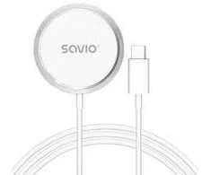 Savio Magnetinis belaidis įkroviklis 15 W, 1 m, LA-11