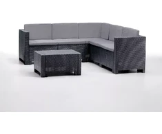 Lauko baldų komplektas Bica Colorado outdoor furniture set Pilkas