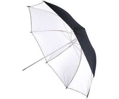 BIG Helios skėtis 100cm, balta/juoda (428302)