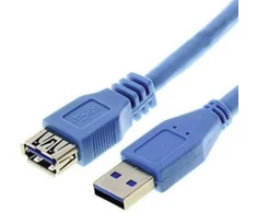 Kabelis Brackton USB-A Male - USB Micro B Male 3m Mėlyna