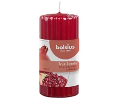 Bolsius Svece arom. cilindrs True Scents Ø120x58mm pomegranate