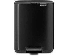 Brabantia atkritumu tvertne ar pedāli Bo, 7l, matēta melna