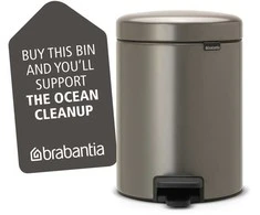 Brabantia Šiukšlių dėžė, NewIcon, 5L - Platinum