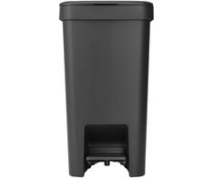 Šiukšlių dėžė BRABANTIA StepUp, su pedalu, tamsiai pilkos sp., 16 l