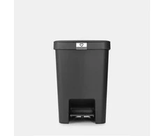 Šiukšlių dėžė BRABANTIA StepUp, su pedalu, tamsiai pilkos sp., 25 l