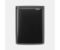 Brabantia Bo Waste Bin, 12L - Matt Juodas