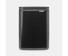 Brabantia Bo Waste Bin, 4L - Matt Juodas