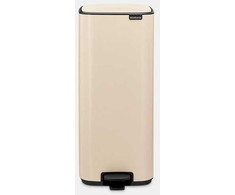 Brabantia Bo šiukšliadėžė su pedalu, 30 l – švelni smėlio spalvos