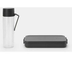 Brabantia BRABANTIA Make &amp;amp, Take lunch break set dark pilkas 206689