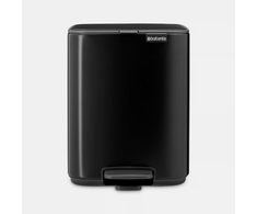 Brabantia atkritumu tvertne ar pedāli Bo, 7l, matēta melna