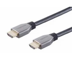 Brackton 10K Ultra High Speed HDMI 2.1 Kabelis Metallstecker 5.0m St/St - Cable - Digital
