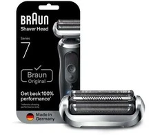 BRAUN Series 7 sietins + griezejbloks skuvekliem sudraba 74S ()