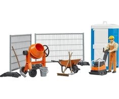 Bruder brother bworld construction site set, backdrop