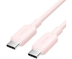 Kabelis USB Vention CABLE USB-C TO USB-C/1M Rožinis TRCPF