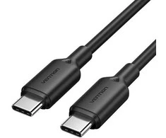 Vention Kabelis USB ventiliacijos kabelis USB-C į USB-C/2M Juodas TRCBH