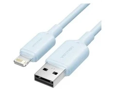 CABLE USB2.0 TO LIGHTNING/1M Mėlynas LAMSF VENTION