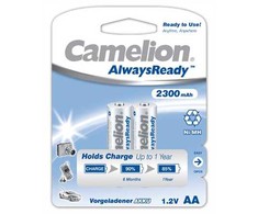 Camelion AlwaysReady Rechargeable Batteries Ni-MH (R06) 2x AA 2300mAh