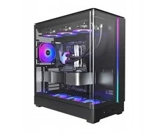 Montech KING 45 PRO PC Case, Mid Tower, ATX, Tempered Glass, RGB – juodas