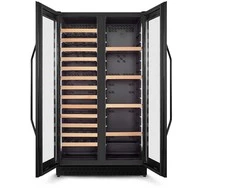 Caso | Wine Cooler | WineChef Duo 122 | Energy efficiency class G | Free standing | Bottles capacity 122 | Juodas